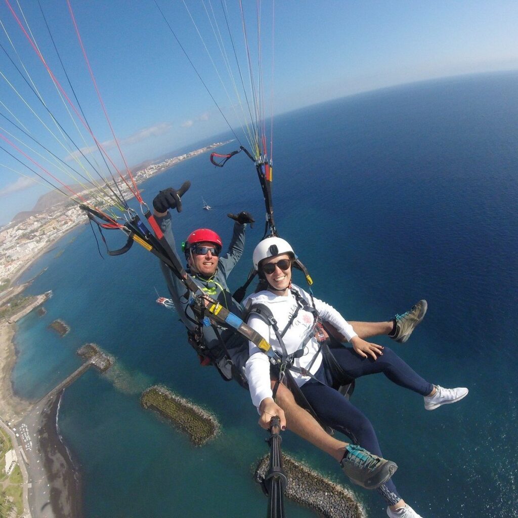 excursions tenerife: Paragliding Tenerife jessiexcursions