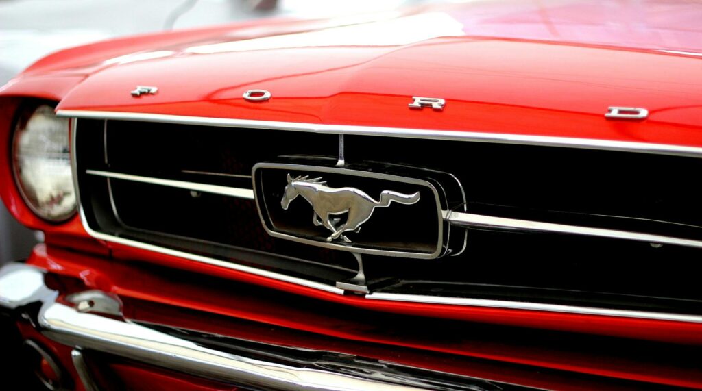 Mustang Tenerife coastal drive near Costa Adeje